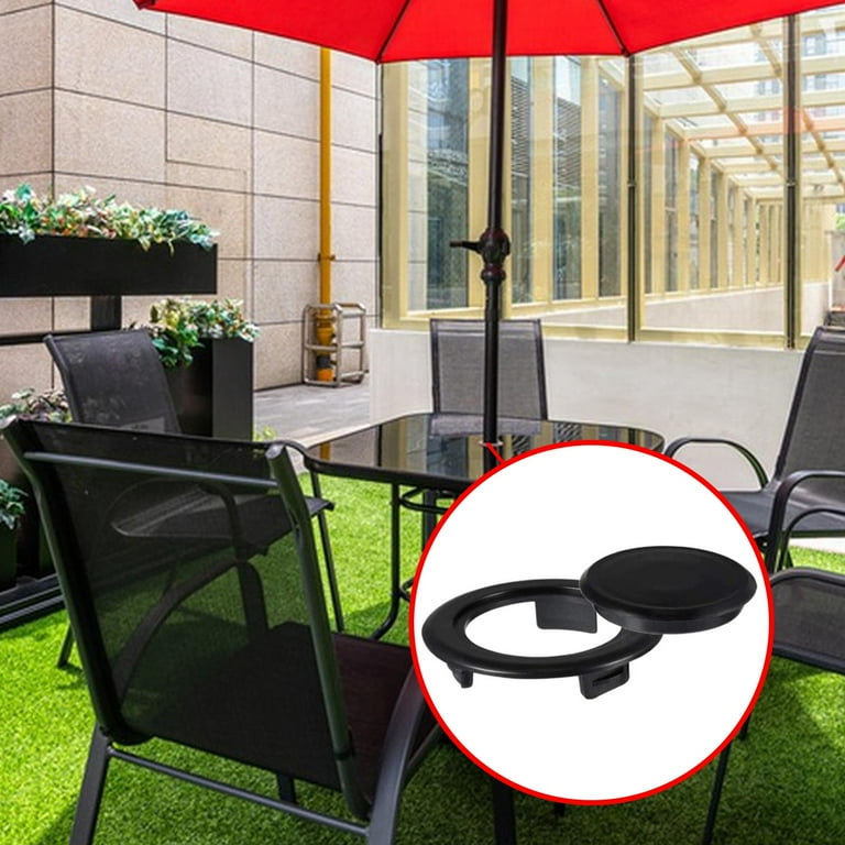 accessories for umbrella hole in patio table yotijay Patio Table Umbrella Hole & Cap, Umbrella Hole Cover & Plug, Parasol  Parts, Black