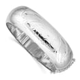 thumbnail image 1 of 925 Sterling Silver 20mm Hinged Bangle Bracelet, 1 of 6