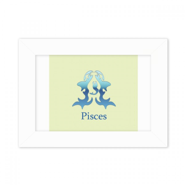 Complex Confidence Pisces Cadre Photo Art Peinture Bureau 5x7 Pouces