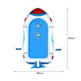 thumbnail image 2 of Large Inflatable Sprinkler Pool for    Playing Pad Swimming Pool Summer   for Outdoor Backyard  Fire Truck 71 Inch, 2 of 7