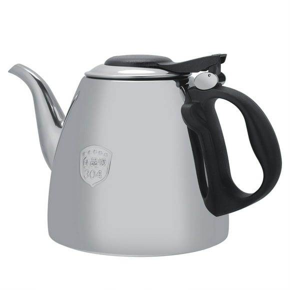 Tetera de acero inoxidable Jadeshay 1,2 L y 1,5 L Plata