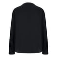 thumbnail image 6 of Vinsonshop Button Up Blouse Cute Work Outfits Clothes Lightweight Work Top Blouse Blouses for Women Dressy Casual Fashion Vacation Outfits Spring Tops for Women Black L, 6 of 7