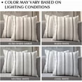 thumbnail image 5 of Decorative Farmhouse Throw Pillow Case, Set of 2 Cream/Off-White with Black Stripes Modern Accent Square Pillow Cover,Throw Cushion Covers for Couch Chair Bedroom, 5 of 5