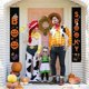 thumbnail image 1 of Fiudx Liquidación De Pegatinas De Pared Decoración De Cortina De Halloween, Pintura Colgante De Puerta, Decoración De Bandera Colgante Ofertas Relámpago, 1 of 2