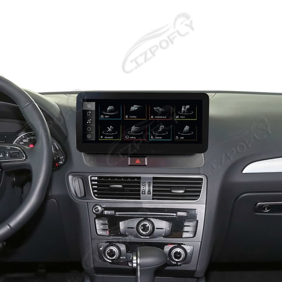 Lizpofly 12.3 Inch Ultra-Narrow Touchscreen with,For Audi Q5 2009-2017 Low Trim,LINUX Multimedia Car Radio Receiver Compatible ,Wireless CarPlay,Android Auto.