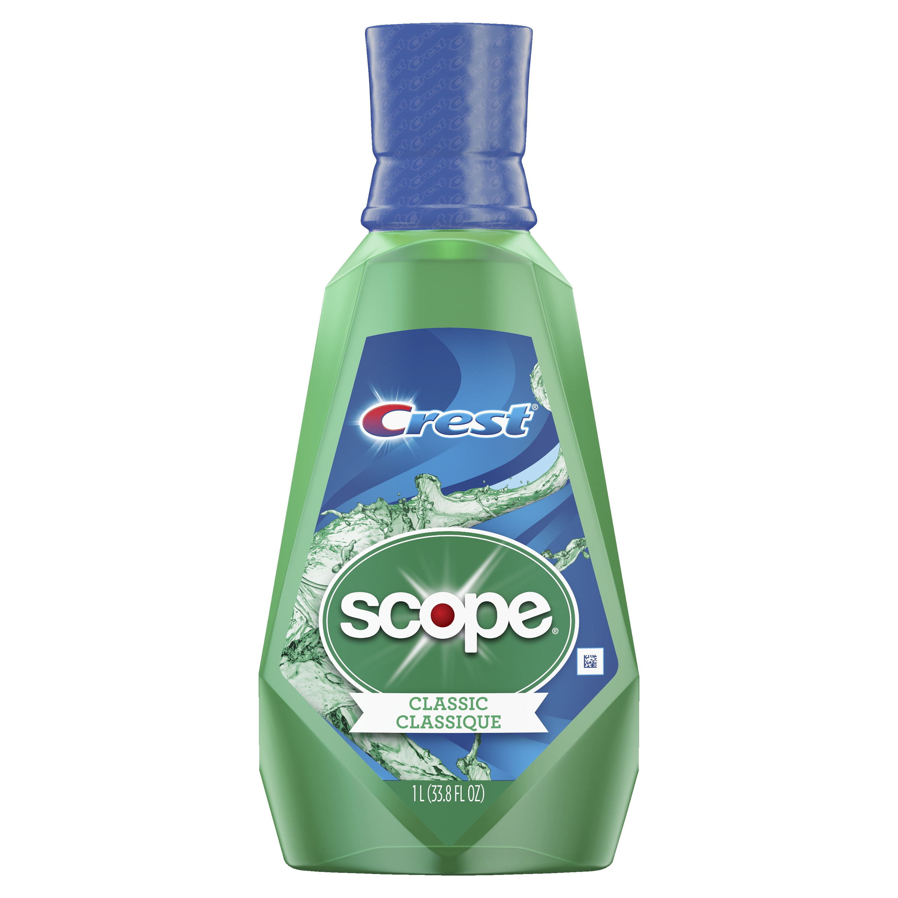 Crest Scope Classic Mouthwash, Original Formula, 1 L (33.8 fl oz ...