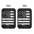 thumbnail image 6 of Uorisanigo Black White American Flag Seatbelt Cushion Soft Comfort 2 PCS Car Seat Belt Pads Cover Harness Pad Flannel Seatbelt Covers Universal Fit Seatbelt Cover Car Truck SUV, 6 of 7