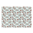 thumbnail image 1 of Valentines Cutting Board, Geometric Themed Illustration with Lines and Hearts Romantic Valentines Day, Decorative Tempered Glass Cutting and Serving Board, Large Size, Red Black White, by Ambesonne, 1 of 1