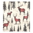 thumbnail image 6 of Yayeee Magnetic Dishwasher Cover for The Front Decoration Home Kitchen Machine Sticker Protector, Plaid Deer, 6 of 6