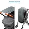 thumbnail image 4 of Parasol para Cochecito de Bebé NikouMX Universal Cubierta de Protección UV, 4 of 8