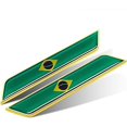 thumbnail image 1 of HSHDLDF Car Styling 3D Aluminum Epoxy National Flag Logo Emblem Sticker Metal Decal Badge Auto Exterior Accessory (Brazil Gold), 1 of 4