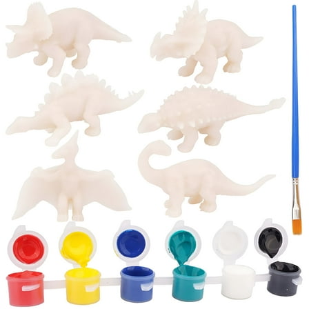 BESTSKY Bottle Flipping Shirt Alphabet Board for Toddlers 2-4 Years Big Worm on A String Crafts and Arts Set Painting Kit Dinosaurs Toys Art and Craft Supplies
