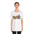 thumbnail image 2 of Mardi Gras Beads Nurse Women's Shirt, 2 of 4