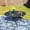Black - 54 in, variant on SUMMIT LIVING 42" Round Outdoor Patio Dining Table with 1.9" Umbrella Hole for 4 People, Black