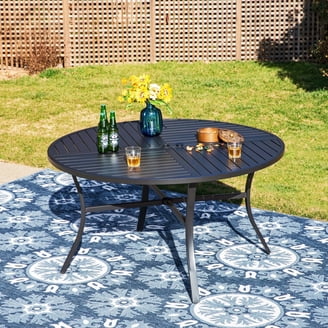 11.5 offset patio umbrella PURPLE LEAF 11ft Durable Outdoor Patio Umbrella, UV Umbrella, Turquoise Blue, Cantilever Garden Sun Umbrella main image 0