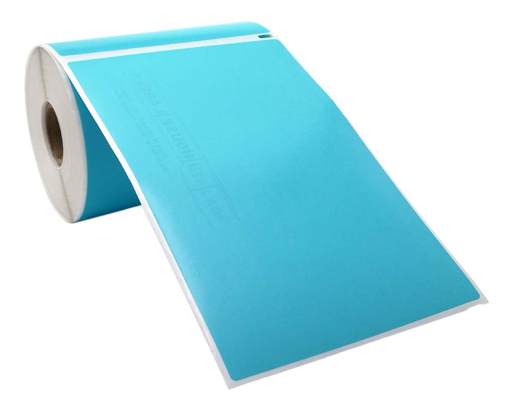 Dymo 4xl Printing Blank Labels 2 4 Rolls Dymo Compatible 1744907 BLUE label 4"x6" Blank Labels for 4XL