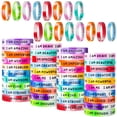 thumbnail image 1 of Pulseras de goma CYCLUSIVE inspiradoras pulseras para niños, 1 of 7