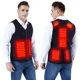 thumbnail image 2 of Chaleco calefactable unisex para hombres y mujeres, chaqueta calefactora lavable con USB, chaleco calefactor eléctrico, chaqueta para senderismo al aire libre para acampar, chalecos de esquí, 2 of 5