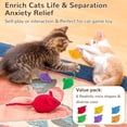 thumbnail image 6 of Cat Toys Catnip Mice Toys 6 Pcs,Woolen Yarn Crochet Mouse Animals Toys,Cat Nip Toys for Indoor Cats Kitten,Cat Chew Toy for Teeth Cleaning Cat Kicker Kitty Toys, 6 of 7