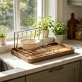 thumbnail image 6 of Stainless Steel Kitchen Drying Rack with Tray, Countertop Bowl Storage Organizer, Space-Saving Dish Rack with Divided Storage, Durable and Efficient Drying Solution for Home Use, 6 of 6