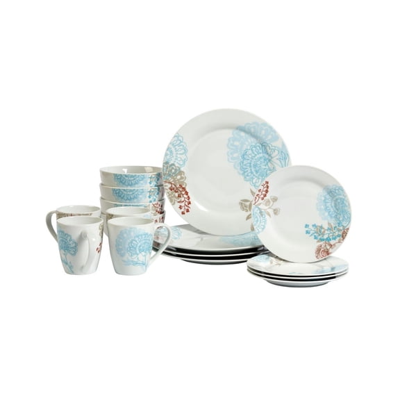 16 Pc. Dinnerware Set, Service for 4