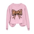 thumbnail image 4 of Xuyuer Women's Printed Long Sleeve Round Neck Casual Hoodless Sweatshirt, Comfortable Pullover Top for Mother's Day Gifts, Family Events and Relaxed Everyday Wear, 4 of 6