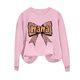 thumbnail image 4 of Xuyuer Women's Printed Long Sleeve Round Neck Casual Hoodless Sweatshirt, Comfortable Pullover Top for Mother's Day Gifts, Family Events and Relaxed Everyday Wear, 4 of 6