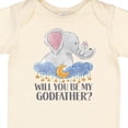 thumbnail image 4 of Inktastic Will You Be My Godfather? Elephants Moon and Stars Boys or Girls Baby Bodysuit, 4 of 5