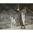 thumbnail image 3 of Tissot, James 14x12 Black Modern Framed Museum Art Print Titled - Plague of Locusts, 3 of 5