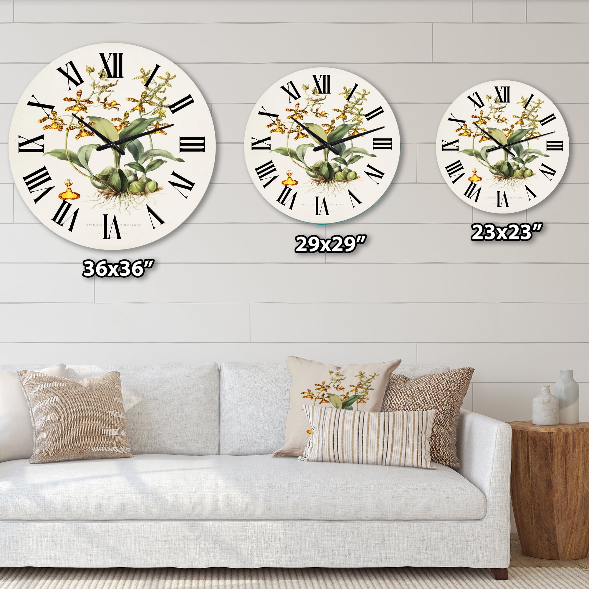 Designart 1 in Quartz Traditional Wall Clock