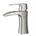 thumbnail image 3 of Fortore Single Hole Bathroom Vanity Faucet in Brushed Nickel, 3 of 3