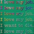 thumbnail image 3 of CafePress - I Love My Job Dark T Shirt - Men's Classic Graphic Cotton T-Shirt, 3 of 4
