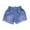 Blue, variant on ZACPNCV Girls Denim Shorts Summer Cute Lace Ruffle Heart Embroidered Jean Shorts Elastic Waist Causal Denim Short Pants 5-6 Years