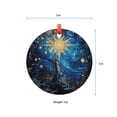 thumbnail image 5 of Starry Night Ornament, Celestial Hanging Decor, Unique Art Ornament, Night Sky Decoration, Cosmic Star Art Piece, Holiday Keepsake, Xmas Tree Hanging Decoration, Seasonal Gift Idea, 5 of 5