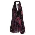 thumbnail image 2 of American Rag Juniors Velvet Choker Dress Red / Wine M, 2 of 3