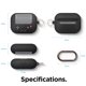 thumbnail image 5 of Compatible con Airpods Pro3 Case, Classic Handheld Game Console Design Case con llavero, construcción de silicona duradera Adepaton WMPH-1186-1, 5 of 6