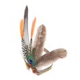 thumbnail image 3 of Tocado de plumas, sombrero indio de jefe hecho a mano para suministros de fiesta, Carnaval de señora, 3 of 6