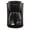5-Cup, variant on 12-Cup Coffee Maker with Easy On/Off Switch, Easy Pour, Non-Drip Carafe with Removable Filter Basket, Vortex Technology, Black