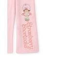 thumbnail image 2 of Strawberry Shortcake Girls Plush Sweatpants with Embroidery, Sizes 4-16, 2 of 3