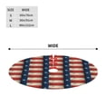 thumbnail image 4 of Christmas Tree Skirt Texas Flag Distressed Xmas Tree Skirt Decoration for Home Holiday Party 36", 4 of 6