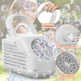 thumbnail image 6 of JoyStone 42 Hole Automatic Bubble Machine, High-Output Bubble Maker, 20000+ Bubbles/Minute, Portable Handle, Perfect for Outdoor Parties, Gifts for 3+ Ages, White, 6 of 11