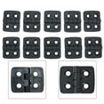 thumbnail image 3 of 10PCS Small Hinges Mini Plastic Black Door Bearing Butt Cabinet ABS Hinge, 3 of 4