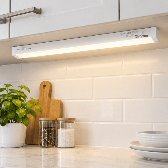 Led Under Cabinet Lighting Hardwired Or Plug In Dimmable With Dimmer 12 Inch 8w 800lm Super Bright 120v 5cct 2700/3000/3500/4000/