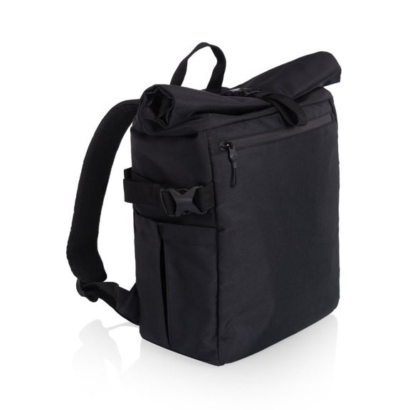 Oniva Tarana 20 qt. Roll-Top Insulated Hiking Backpack Cooler, Carbon Black
