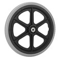 thumbnail image 1 of Roue de Fauteuil Roulant, Roulement 6001 Roue de Rollator Faible Bruit Trou Intérieur 12mm pour Déambulateurs, 1 of 7