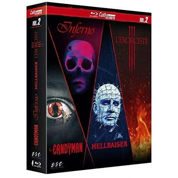 Cult Horror Collection 2 - 4-Disc Set ( Candyman / Inferno / Hellraiser / The Exorcist III ) (Non-USA Format, Reg.B Import - France) (Blu-ray)