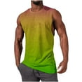 thumbnail image 2 of ZZwxWA Tank Tops Men Holiday Gifts Sports Workwear Cozy Style Plus Size Tops Crew Neck Breathable Male Clothing Fashion Printed Shirt Summer Oversize Blouse Casual Sleeveless Tank Tops Clothing, 2 of 5