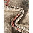 thumbnail image 3 of Unique Loom Outdoor Botanical Collection Area Rug - Fern (5' 1" Round Beige/Light Brown), 3 of 9