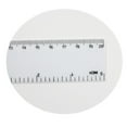 thumbnail image 4 of 4 Pcs Règle en Plastique 8 Pouces Règle Droite Outil de Mesure en Plastique Outil de Géométrie Mathématique Solide (Blanc), 4 of 8
