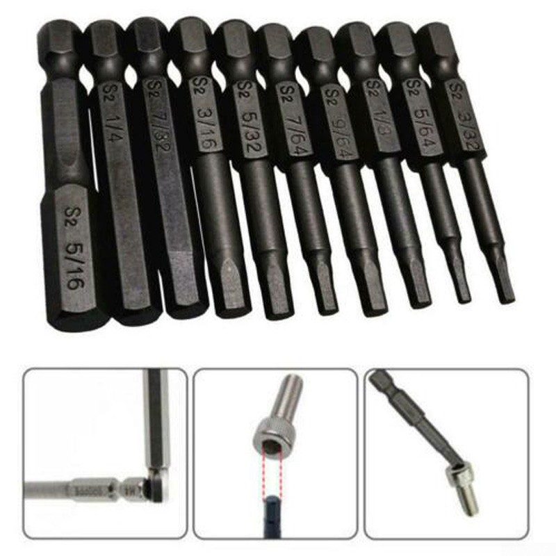 Hex Magnetic Head Allen Wrench Drill 